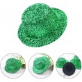 LUOZZY 6 Pcs St. Patrick's Day Party Hat Mini Leprechaun Hats Mini HatIrish Green DIY Accessories Festival Decor 13.5CM