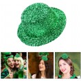 LUOZZY 6 Pcs St. Patrick's Day Party Hat Mini Leprechaun Hats Mini HatIrish Green DIY Accessories Festival Decor 13.5CM