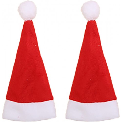 NEARTIME Hat Mini Decoration Claus Candy Santa Small Christmas Party Lollipop Cap Home Decor A