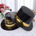 NUOBESTY 5pcs 2020 New Year Party Hats New Year Paper Hat Cap Happy New Year Eve Party Photo Prop Party Supplies Favors Gift