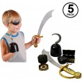 Pirate Accessories Pirate Hat Sword & Eye Patch Pirate Costumes Dress Up By Funny Party Hats