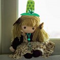 PRETYZOOM St Patricks Day Doll Hats Mini Party Hats Leprechaun Hats Green Top Hat with Buckle Shamrock Party Hats for St. Paddys Day Dolls Craft Projects