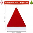 SATINIOR 32 Pieces Christmas Hat Xmas Non-Woven Fabric Santa Claus Hat Christmas Holiday Party Hats for Christmas Decorations Multicoloured