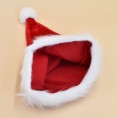 SHUILING Christmas Hat Unisex Adults Velvet Comfort Santa Hat Red Classic Holiday Hat Festive Thicken Hats for Xmas New Year Party Supplies 1PC One Size