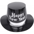 STOBOK 5pcs 2020 Happy New Year Party Top Hats New Years Eve Party Favors Party Photobooth Props White Letter