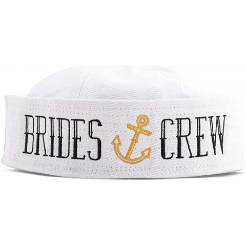 Weddingstar Nautical Bachelorette Party Sailor Hat White Bride’s Crew