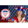 Windy City Novelties LED Patriotic Jester Hat | Mardi Gras party supplies