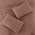 Comforters & Bedspreads| Amrapur Overseas Garment washed comforter set Dark Rose Multi Reversible King Comforter (Blend with Polyester Fill) - SI71962