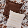 Comforters & Bedspreads| Amrapur Overseas Printed textured comforter set Multi Reversible Queen Comforter (Blend with Polyester Fill) - KA10829