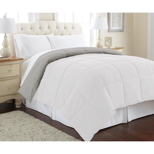 Comforters & Bedspreads| Amrapur Overseas Reversible down alternative comforter Multi Abstract Reversible Queen Comforter (Blend with Polyester Fill) - PZ87436