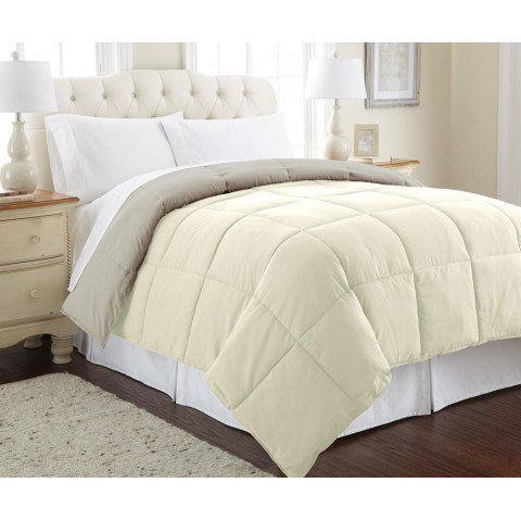 Comforters & Bedspreads| Amrapur Overseas Reversible down alternative comforter Multi Abstract Reversible Queen Comforter (Blend with Polyester Fill) - QW96733