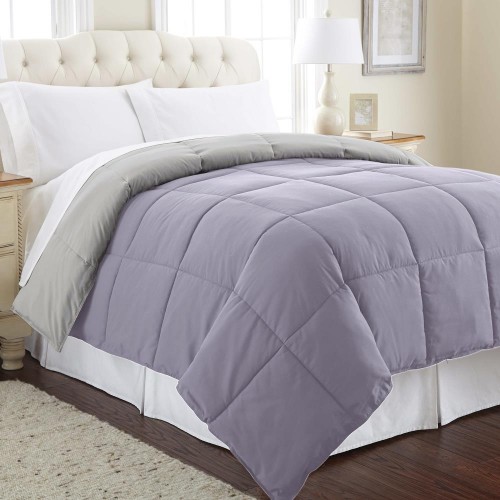 Comforters & Bedspreads| Amrapur Overseas Reversible down alternative comforter Multi Abstract Reversible Queen Comforter (Blend with Polyester Fill) - FM61696