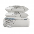 Comforters & Bedspreads| Hastings Home Comforter Set Gray Floral King Comforter (Polyester with Polyester Fill) - BI97730