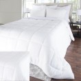 Comforters & Bedspreads| Hastings Home Hastings Home Comforters White Solid Full/Queen Comforter (Polyester with Polyester Fill) - RJ73038