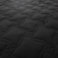 Comforters & Bedspreads| Hastings Home Hastings Home Quilts Black Solid Full/Queen Quilt (Polyester with Polyester Fill) - VP34696