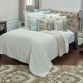 Comforters & Bedspreads| Rizzy Home Camilla Matelasse Ivory Solid King Quilt (Cotton with Polyester Fill) - GV64617