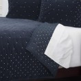 Comforters & Bedspreads| Rizzy Home Giavonna Indigo Queen Quilt Indigo Geometric Queen Quilt (Cotton with Polyester Fill) - TQ46288
