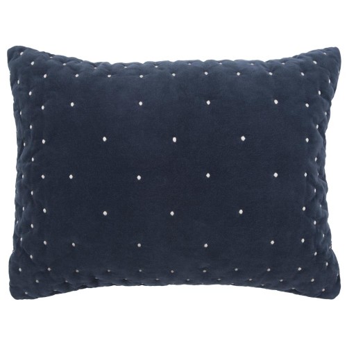 Comforters & Bedspreads| Rizzy Home Giavonna Indigo Sham Indigo Geometric King Quilt (Cotton with Fill) - JF10524