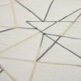 Comforters & Bedspreads| Rizzy Home Julian King Sham Ivory Abstract King Quilt (Cotton with Fill) - QB32966