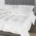 Comforters & Bedspreads| Sleep Solutions by Westex White Solid Full Comforter (Cotton with Down Fill) - NC79646