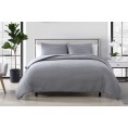 Comforters & Bedspreads| The Nesting Company Palm 3 Piece Comforter Set Gray King Comforter (Microfiber with Polyester Fill) - MO33409