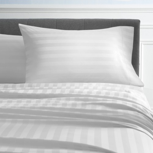 Bed Sheets| allen + roth 600 tc King Cotton sheet Set King Egyptian Cotton Bed Sheet - WX05792