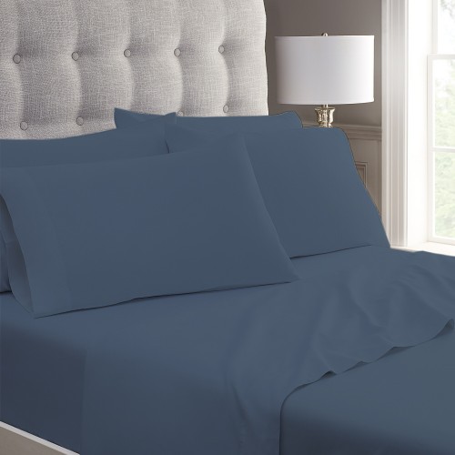 Bed Sheets| allen + roth Queen Cotton Polyester Blend Bed Sheet - AR17968