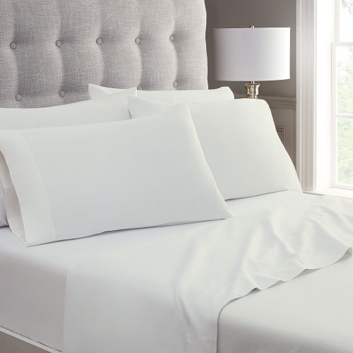 Bed Sheets| allen + roth Queen Cotton Polyester Blend Bed Sheet - JF53382