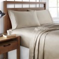 Bed Sheets| Brielle Home California King Cotton 4-Piece Bed Sheet - QB14602