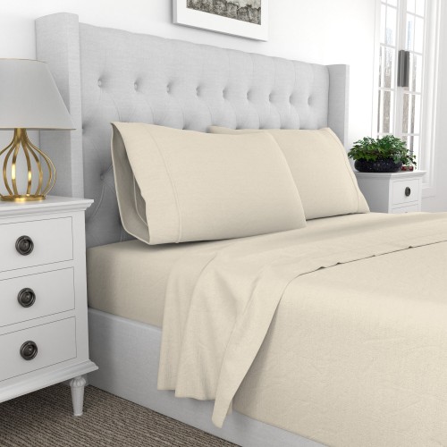 Bed Sheets| COLOR SENSE King Cotton Polyester Blend Bed Sheet - IX90712