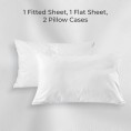 Bed Sheets| Fab Glass and Mirror Bed Sheet California King Cotton 4-Piece Bed Sheet - OY30508