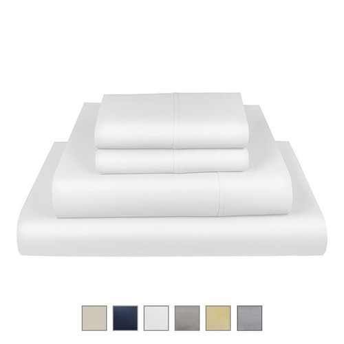 Bed Sheets| Fisher West New York King Cotton 4-Piece Bed Sheet - YW73064