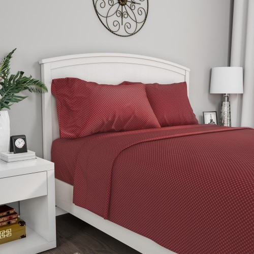 Bed Sheets| Hastings Home Hasting Home-Sheet Twin Microfiber 3-Piece Bed Sheet - NJ91183