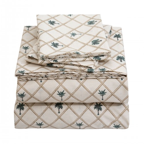 Bed Sheets| Karin Maki Karin Maki Kona Twin Cotton Blend Bed Sheet - JV14112