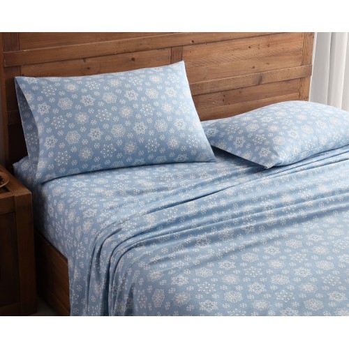 Bed Sheets| MHF Home MHF Home Geraldine Turkish Flannel Sheet-Sheet Set Twin Cotton 3-Piece Bed Sheet - AR60671