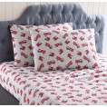 Bed Sheets| MHF Home Twin Polyester 4-Piece Bed Sheet - OU75562