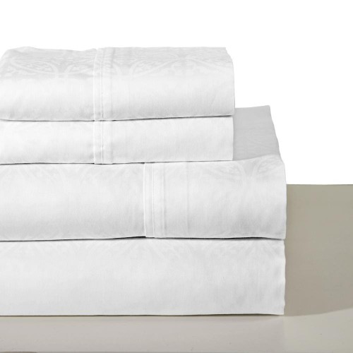 Bed Sheets| Pointehaven King Cotton Bed Sheet - QR99707