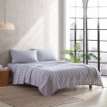 Bed Sheets| Reborn Montauk Queen Cotton Polyester Blend 4-Piece Bed Sheet - HA91368
