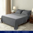 Bed Sheets| Subrtex Tencel Queen Cotton Blend Bed Sheet - TD59138