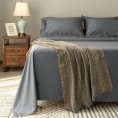 Bed Sheets| Subrtex Tencel Queen Cotton Blend Bed Sheet - TD59138