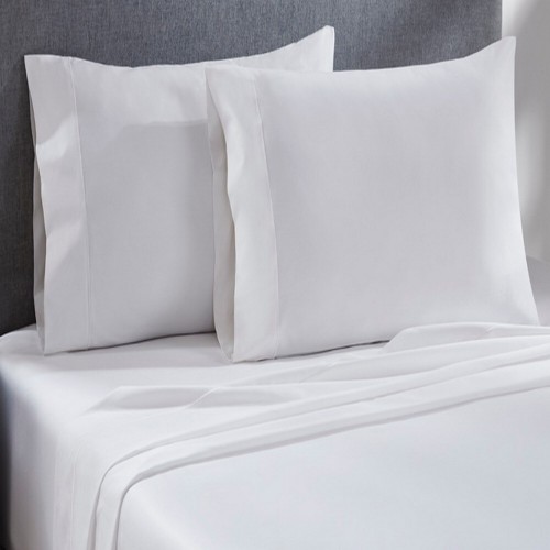 Bed Sheets| undefined Perthshire platinum Queen Cotton Bed Sheet - EZ26880