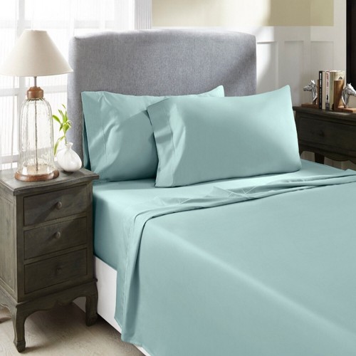 Bed Sheets| undefined Perthshire platinum Queen Cotton Bed Sheet - RY09270