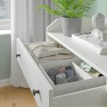 HAUGA Chest of 3 drawers with shelf