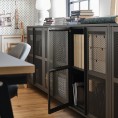 IVAR 2 section storage unit w cabinets