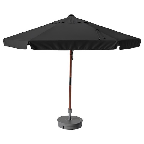 BETSÖ VÅRHOLMEN Umbrella with base