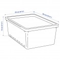 UPPSNOFSAD Storage box with lid