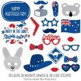 Big Dot of Happiness Australia Day G’Day Mate Aussie Party Photo Booth Props Kit 20 Count