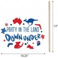 Big Dot of Happiness Australia Day G’Day Mate Aussie Party Photo Booth Props Kit 20 Count
