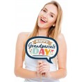 Big Dot of Happiness Funny Happy Grandparents Day Grandma & Grandpa Party Photo Booth Props Kit 10 Piece