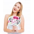Big Dot of Happiness Funny Spa Day Girls Makeup Party Photo Booth Props Kit 10 Piece